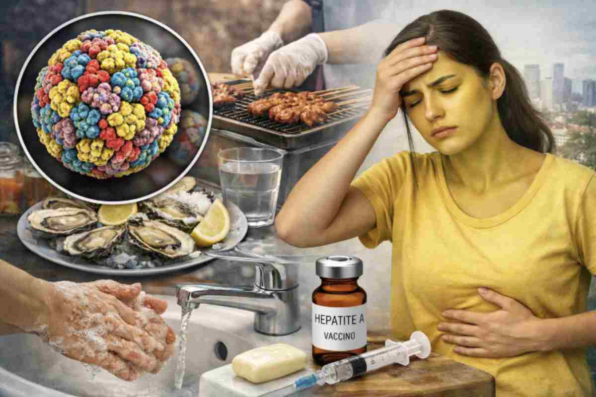 L’epatite A è un’infezione del fegato causata da un virus, noto come HAV, che provoca un’infiammazione temporanea dell’organo.