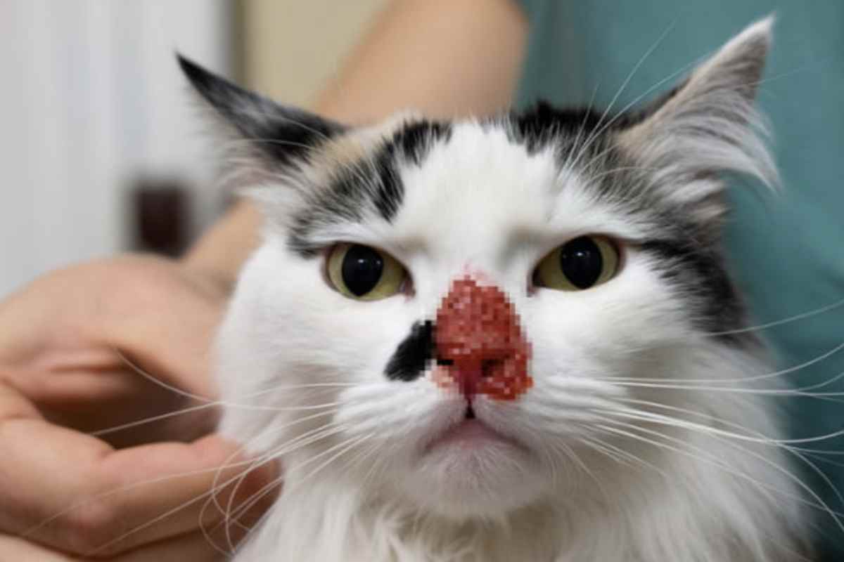 Nell’uomo, l’infezione – nota come sporotricosi – inizia spesso con una piccola protuberanza rossa nella zona del graffio.