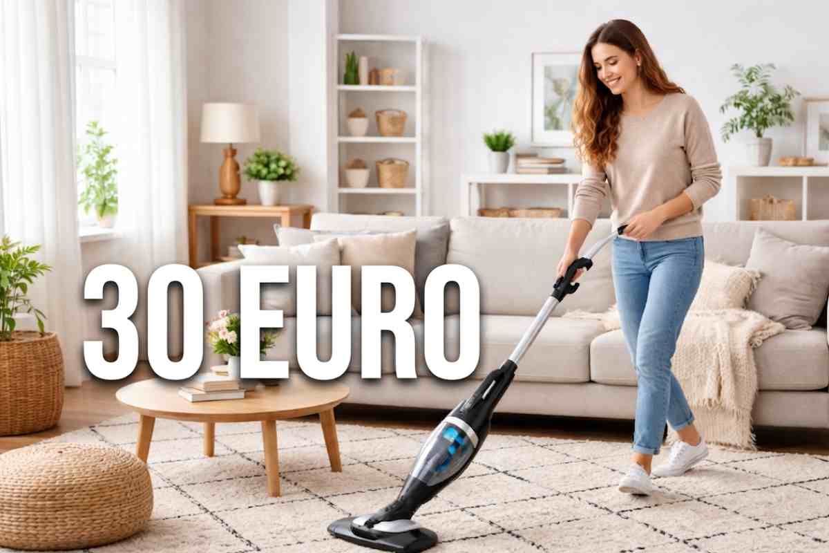 aspirapolvere 2 in 1 a 30 euro