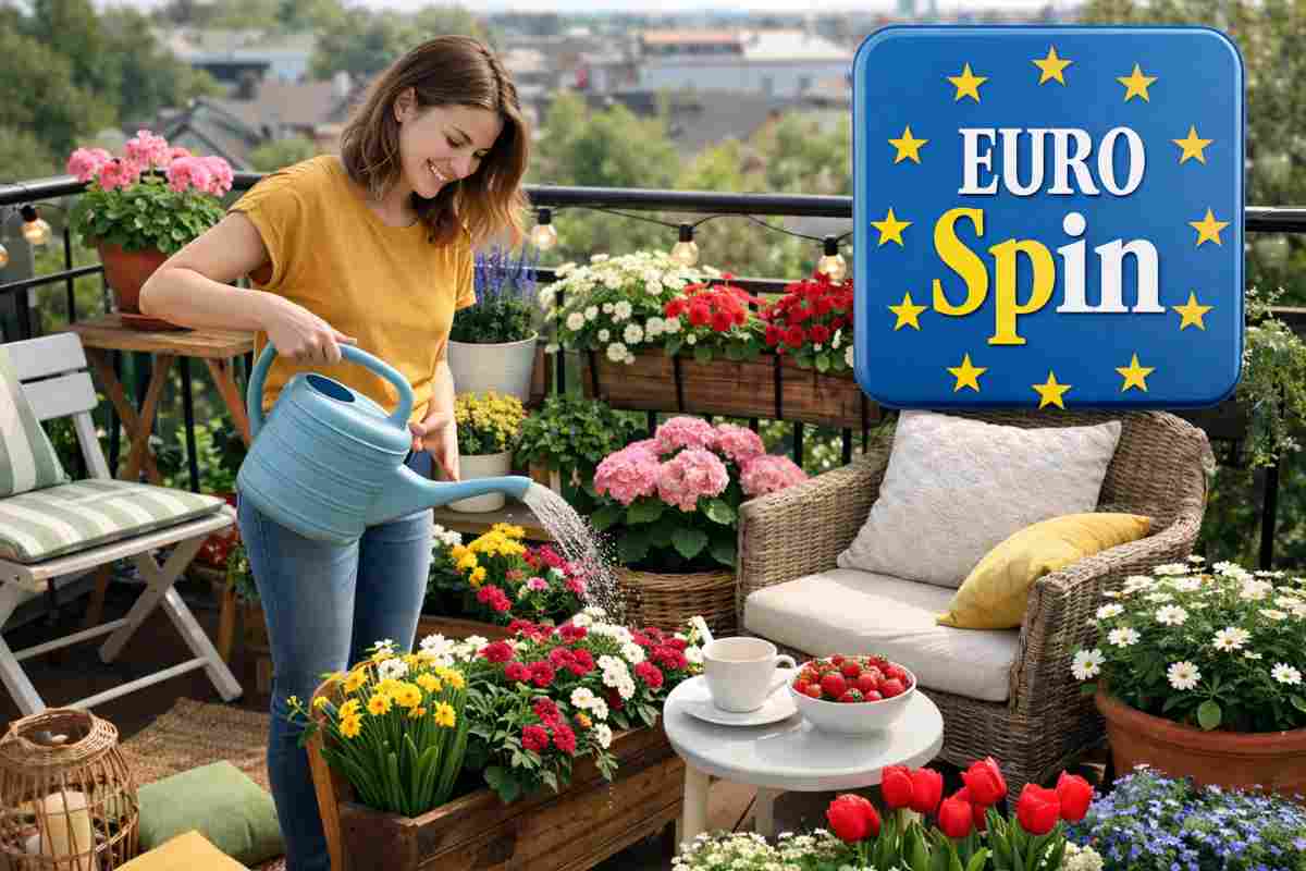 balcone rivoluzionato in primavera grazie a eurospin